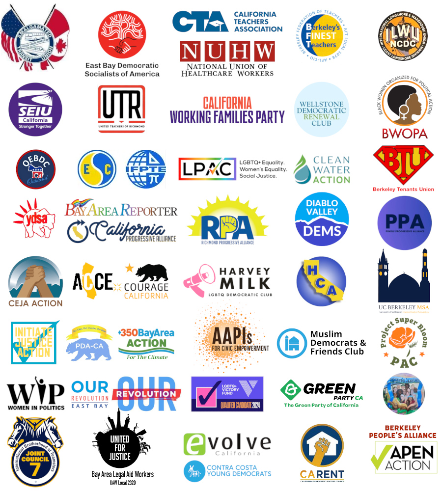Graphical logos of endorsing organizations, also listed below