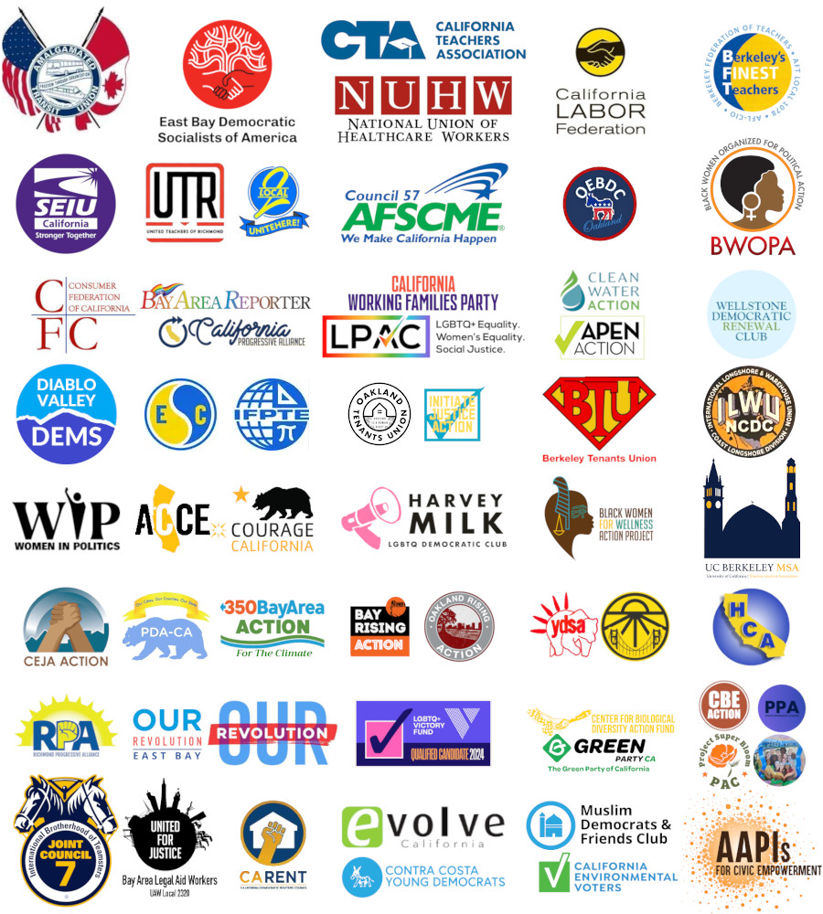 Graphical logos of endorsing organizations, also listed below